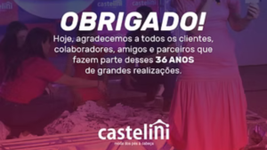 OBRIGADO POR ESSES 36 ANOS DE SUCESSO!