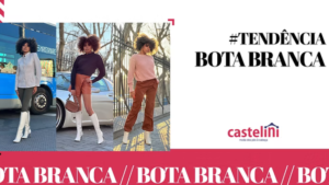 #TENDÊNCIA Bota Branca